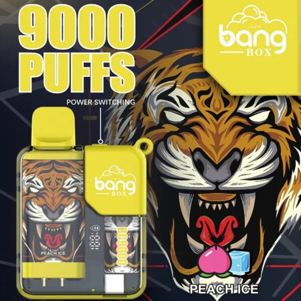 Bang Box 9000 Puffs 0% 2% 3% 5% Nicotine Rechargeable LED Pover Display Disposable Vape Wholesale - LOGOVAPE - 2