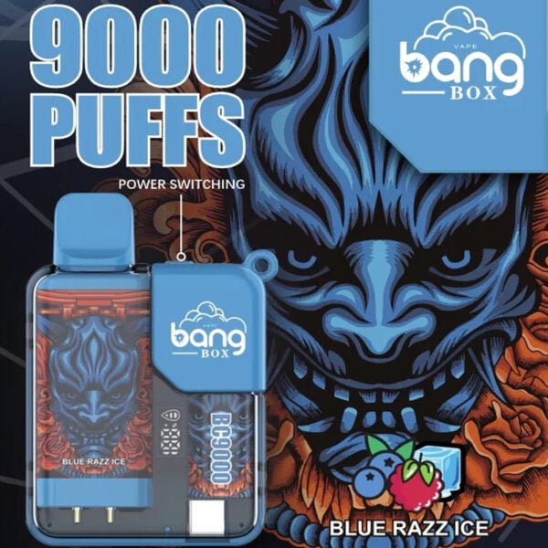 Bang Box 9000 Puffs 0% 2% 3% 5% Nicotine Rechargeable LED Pover Display Disposable Vape Wholesale - LOGOVAPE - 4