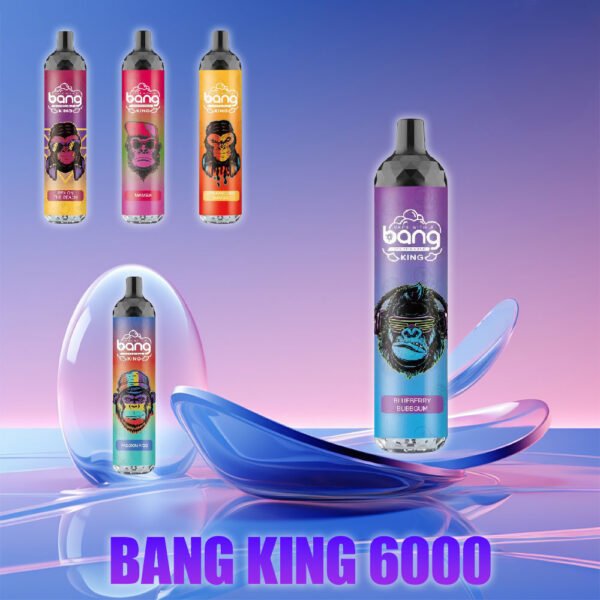 Bang King 6000 Puffs 0% 2% 3% 5% Nicotine Disposable Pod vape Wholesale - LOGOVAPE - 1