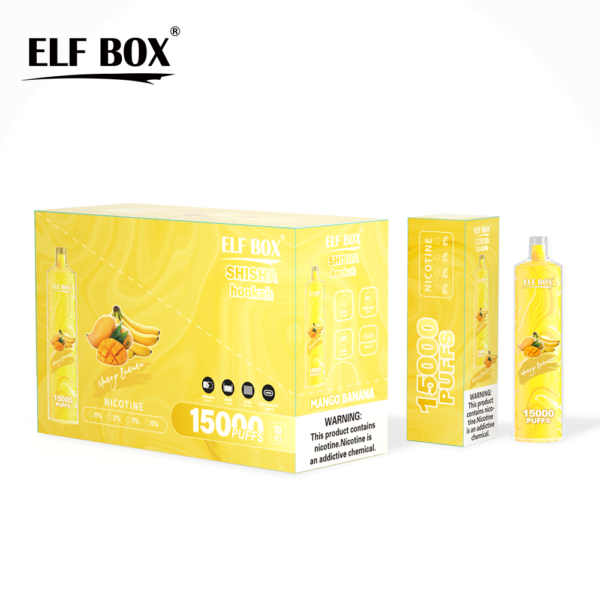 ELF BOX LS15000 Puff Shisha Hookah 0% 2% 5% Nicotine Rechargeable Disposable Vape Wholesale - LOGOVAPE - 12