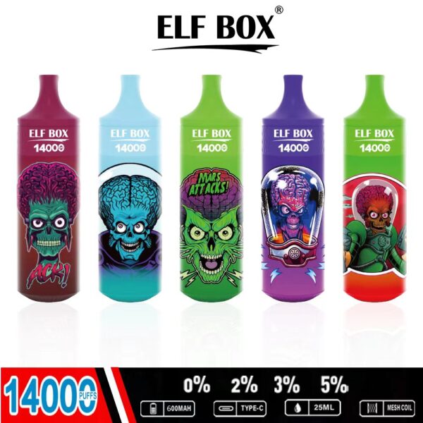 ELF BOX RGB14000 Puffs 0% 2% 3% 5% Nicotine Rechargeable Disposable Vape Wholesale - LOGOVAPE - 9