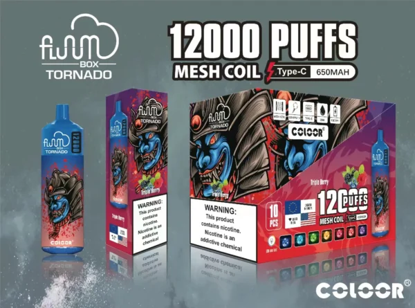 Fluum Box 12000 Puffs 0% 2% 3% 5% Nicotine Oplaadbare wegwerpbare vape pen pods e -sigaret Groothandel - Logovape - 9