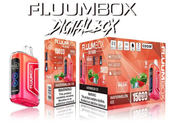 FluuM Digital Box TN 15000 Puffs 0% 2% 3% 5% Nicotine Rechargeable Disposable Vape Pen Pods E-Cigarette Wholesale - LOGOVAPE - 7