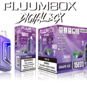 FluuM Digital Box TN 15000 Puffs 0% 2% 3% 5% Nicotine Rechargeable Disposable Vape Pen Pods E-Cigarette Wholesale - LOGOVAPE - 17