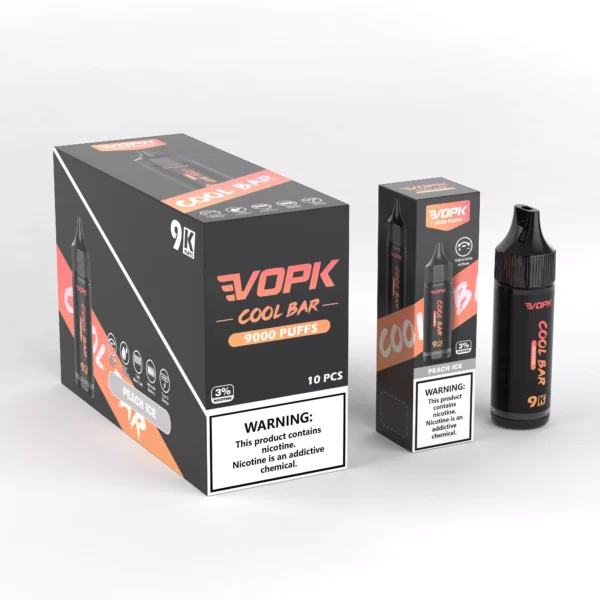 VOPK COOL BAR-9000 PUFFS 0% 2% 3% 5% Nicotine Disposable Vape Wholesale - LOGOVAPE - 9