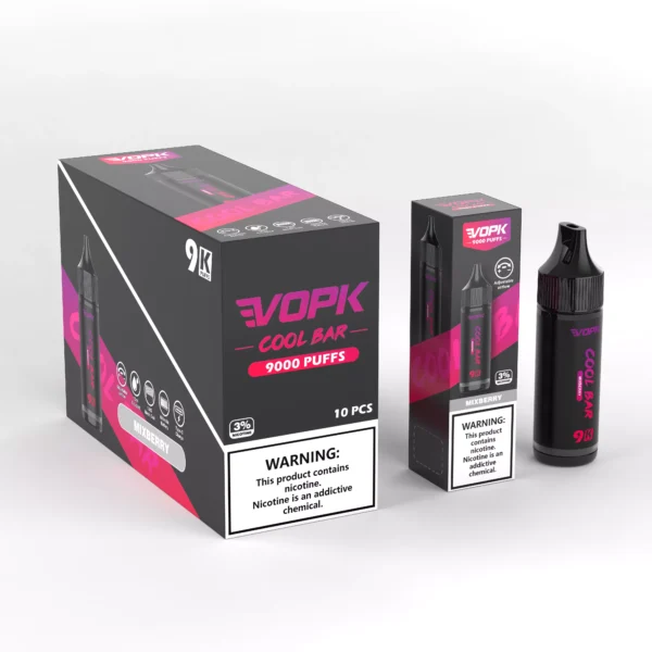 VOPK COOL BAR-9000 PUFFS 0% 2% 3% 5% Nicotine Disposable Vape Wholesale - LOGOVAPE - 7