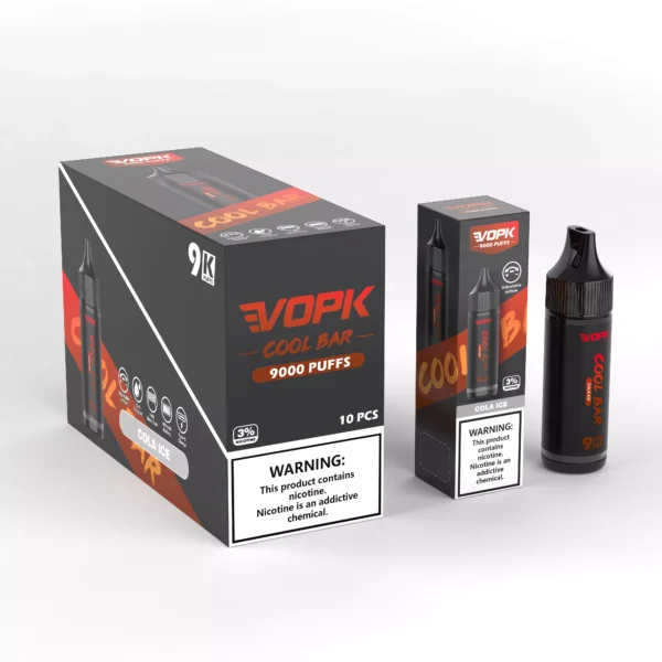 VOPK COOL BAR-9000 PUFFS 0% 2% 3% 5% Nicotine Disposable Vape Wholesale - LOGOVAPE - 5