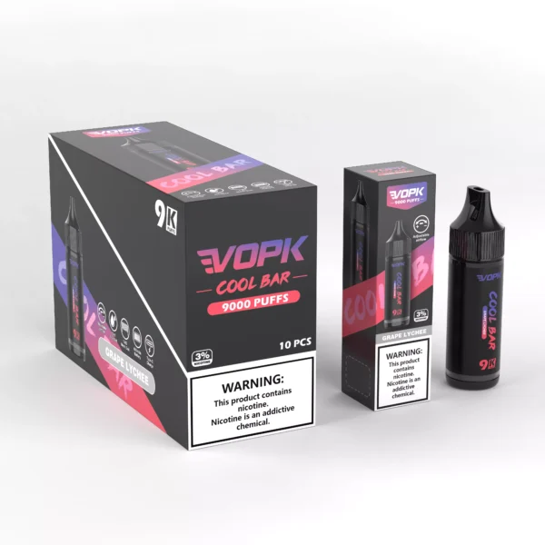 VOPK COOL BAR-9000 PUFFS 0% 2% 3% 5% Nicotine Disposable Vape Wholesale - LOGOVAPE - 4