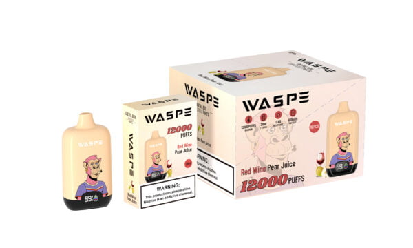 WASPE 12000 PUFFS Digital Box 0% 2% 3% 5% Никотин Одноразовые Vape Оптовая - LOGOVAPE - 5