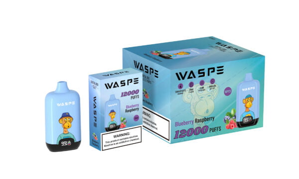 WASPE 12000 PUFFS Digital Box 0% 2% 3% 5% Никотин Одноразовые Vape Оптовая - LOGOVAPE - 8