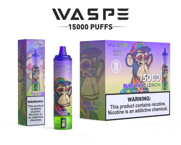 WASPE 15000 PUFFS 0% 2% 3% 5% Nicotine Disposable Vape Wholesale - LOGOVAPE - 13