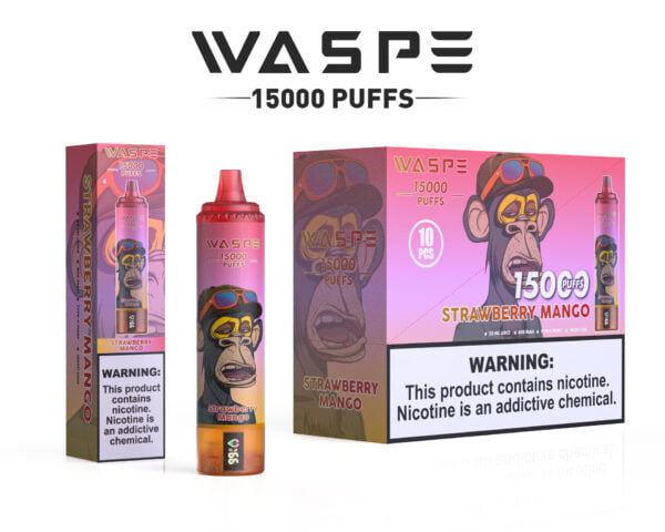 WASPE 15000 PUFFS 0% 2% 3% 5% Nicotine Disposable Vape Wholesale - LOGOVAPE - 12