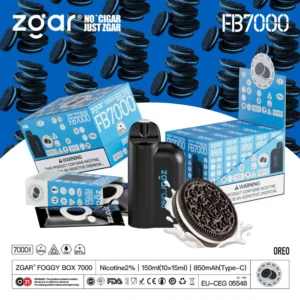 ZGAR FOGGY BOX 7000 Puffs 2% Nicotine Rechargeable Disposable Vape Wholesale - LOGOVAPE - 23