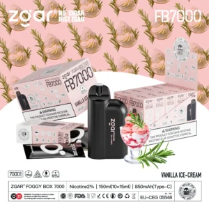 ZGAR FOGGY BOX 7000 Puffs 2% Nicotine Rechargeable Disposable Vape Wholesale - LOGOVAPE - 29