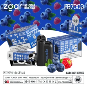 ZGAR FOGGY BOX 7000 Puffs 2% Nicotine Rechargeable Disposable Vape Wholesale - LOGOVAPE - 31