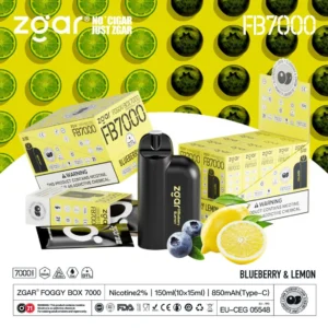 ZGAR FOGGY BOX 7000 Puffs 2% Nicotine Rechargeable Disposable Vape Wholesale - LOGOVAPE - 33