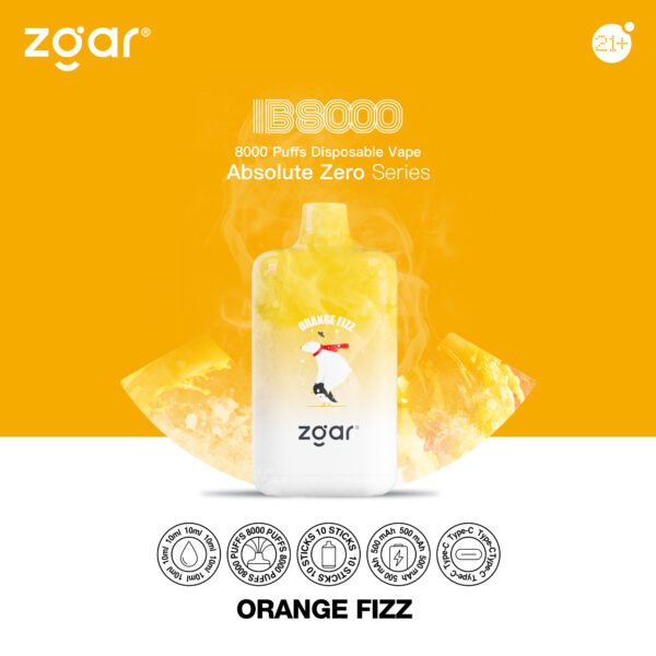 ZGAR ICE BOX 8000 Puffs 2% Nicotine Rechargeable Disposable Vape Wholesale - LOGOVAPE - 12