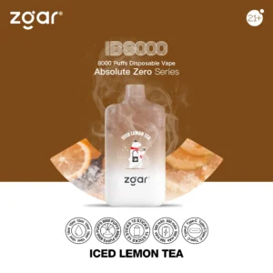 ZGAR ICE BOX 8000 Puffs 2% Nicotine Rechargeable Disposable Vape Wholesale - LOGOVAPE - 19