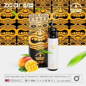 ZGAR ZG25 3000 Puffs 5% Nicotine Rechargeable Disposable Pod Wholesale - LOGOVAPE - 40