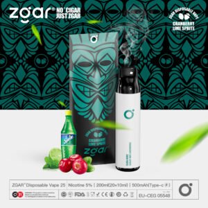 ZGAR ZG25 3000 Puffs 5% Nicotine Rechargeable Disposable Pod Wholesale - LOGOVAPE - 34