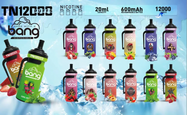 Bang Tn 12000 Puffs 0% 2% 3% 5% Nicotin Disposable Vape original E Cigarette Wholesale - LOGOVAPE - 1