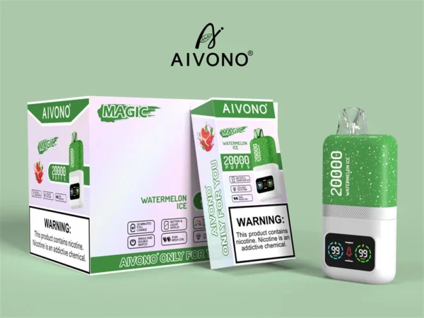 AIVONO 20000 Puffs Dual Mesh 0% 2% 3% 5% Low Nicotine Rechargeable Disposable Vapes Pen Bulk Buy Wholesale - LOGOVAPE - 1