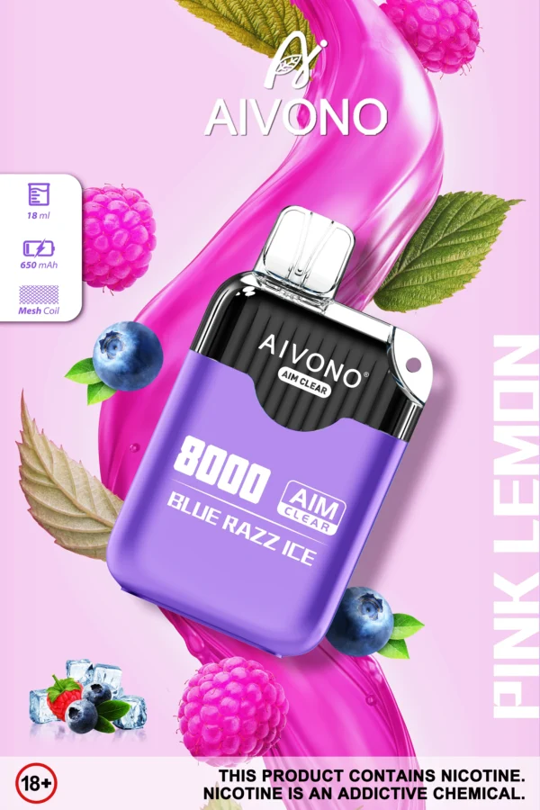 AIVONO AIM CLEAR 8000 PUFFS 0% 2% 5% alacsony nikotin -újratölthető eldobható vapes toll ömlesztett vásárlás nagykereskedelem - logovape - 7