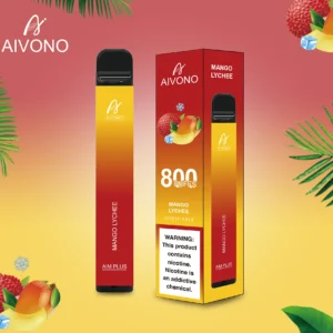 AIVONO AIM PLUS 800 Puffs 0% 2% 5% Low Nicotine Rechargeable Disposable Vapes Pen Bulk Buy Wholesale - LOGOVAPE - 24