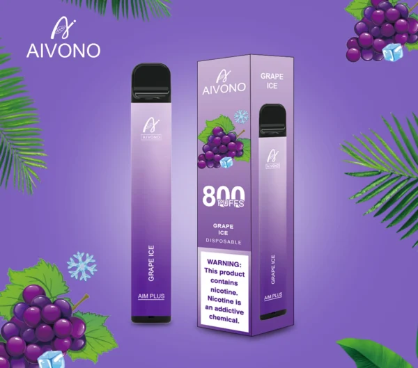 AIVONO AIM PLUS 800 Puffs 0% 2% 5% Low Nicotine Rechargeable Disposable Vapes Pen Bulk Buy Wholesale - LOGOVAPE - 6