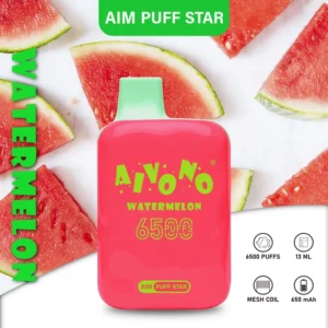 AIVONO AIM PUFFSTAR 6500 Puffs 0% 2% 5% Low Nicotine Rechargeable Disposable Vapes Pen Bulk Buy Wholesale - LOGOVAPE - 19