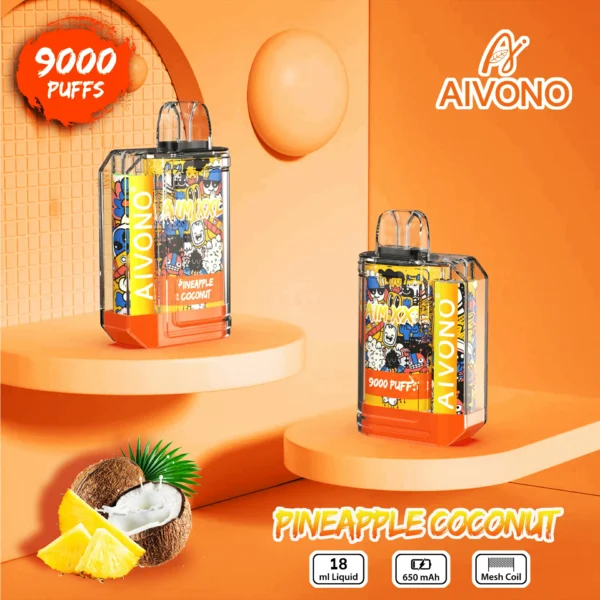 AIVONO AIM XXL 9000 Puffs 0% 2% 3% 5% Low Nicotine Rechargeable Disposable Vapes Pen Bulk Buy Wholesale - LOGOVAPE - 8