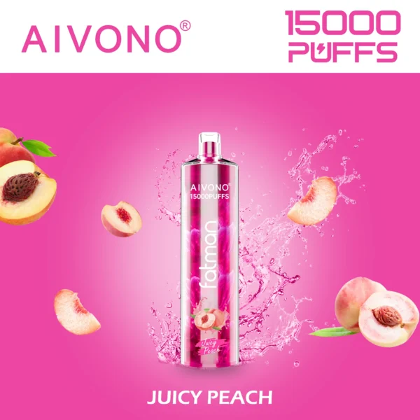 AIVONO FATMAN 15000 Puffs 0% 2% 3% 5% Caneta Vaporizadora Descartável Recarregável de Baixa Nicotina Comprar por atacado - LOGOVAPE - 3