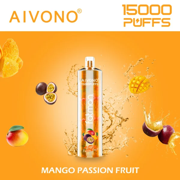 AIVONO FATMAN 15000 Puffs 0% 2% 3% 5% Low Nicotine Rechargeable Disposable Vapes Pen Bulk Buy Wholesale - LOGOVAPE - 9