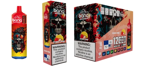 Bang 12000 Puffs 0% 2% 3% 5% Low Nicotine Rechargeable Disposable Vapes Pen Bulk Buy Wholesale - LOGOVAPE - 17