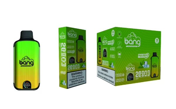 Bang Vape 20000 Puffs Dual Mesh 0% 2% 3% 5% Low Nicotine LED display Rechargeable Bulk Buy Disposable Vape Pen Wholesale - LOGOVAPE - 9