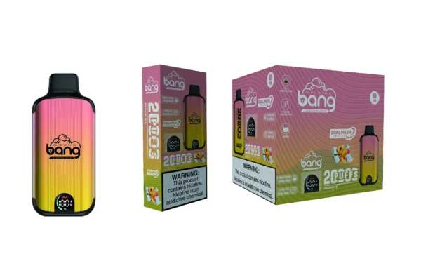 Bang Vape 20000 Puffs Dual Mesh 0% 2% 3% 5% Low Nicotine LED display Rechargeable Bulk Buy Disposable Vape Pen Wholesale - LOGOVAPE - 16