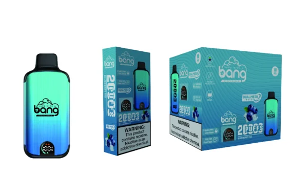 Bang Vape 20000 Puffs Dual Mesh 0% 2% 3% 5% Low Nicotine LED display Rechargeable Bulk Buy Disposable Vape Pen Wholesale - LOGOVAPE - 2