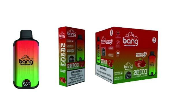 Bang Vape 20000 Puffs Dual Mesh 0% 2% 3% 5% Low Nicotine LED display Rechargeable Bulk Buy Disposable Vape Pen Wholesale - LOGOVAPE - 4