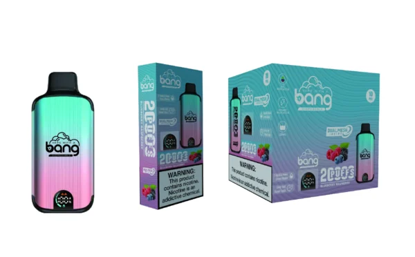 Bang Vape 20000 Puffs Dual Mesh 0% 2% 3% 5% Low Nicotine LED display Rechargeable Bulk Buy Disposable Vape Pen Wholesale - LOGOVAPE - 7