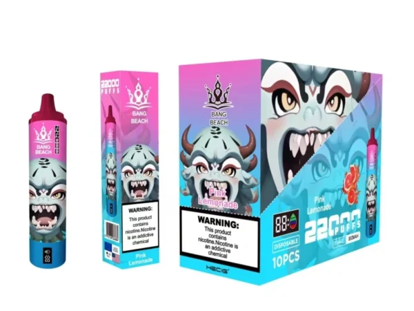 Bang Beach 22000 Puffs 0% 2% 3% 5% lage nicotine oplaadbare bulk kopen wegwerp vape pengroothandel - Logovape - 6