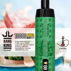 Bang King Crown Bar 18000 Puffs 0% 2% 3% 5% Low Nicotine Rechargeable Disposable Vapes Pen Bulk Buy Wholesale - LOGOVAPE - 9