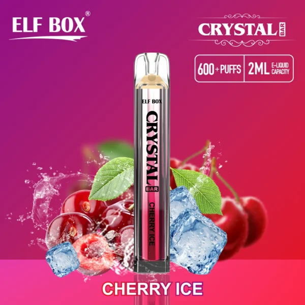 ELF BOX CRYSTAL BAR 600 Puffs 0% 2% 5% Nicotine Rechargeable Disposable vape Bulk Buy Wholesale - LOGOVAPE - 5