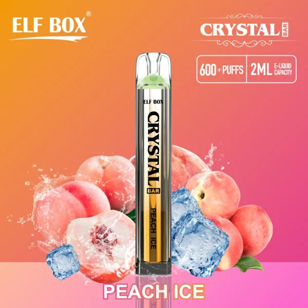 ELF BOX CRYSTAL BAR 600 Puffs 0% 2% 5% Nicotine Rechargeable Disposable vape Bulk Buy Wholesale - LOGOVAPE - 9