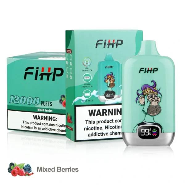 FIHP 12000 Puffs 2% 5% Low Nicotine Rechargeable Disposable Vapes Pen Bulk Buy Wholesale - LOGOVAPE - 9