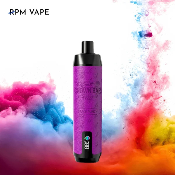 Vapme Crown Bar 18000 Pro Max 2% 5% Nicotina 18000 Pushs Recarregável Vapes descartáveis ​​em massa Comprar atacado - Logovape - 8