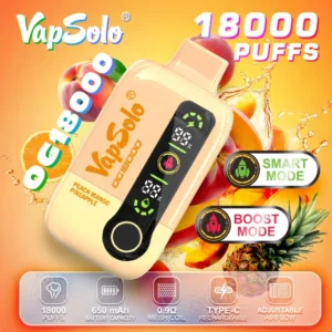 Vapsolo DG 18000 Puffs 2% 5% Low Nicotine Rechargeable Disposable Vapes Pen Bulk Buy Wholesale - LOGOVAPE - 9