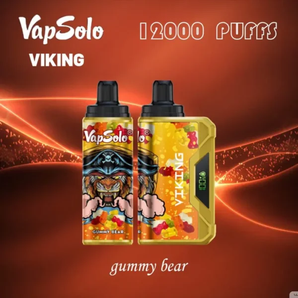 VapSolo Viking 12000 Puffs 2% 5% Baja Nicotina Recargable Vapes Pen Desechable Compra al por mayor a granel - LOGOVAPE - 9