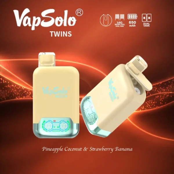 VAPSOLO TWINS 20000 BUFS 2% 5% a bassa nicotina Nicotina ricaricabile a vapotteri per vape penna Bulk Acquista all'ingrosso - logovape - 8