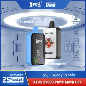 ATVS 25000 Puffs Dual Mesh 5% Low Nicotine Rechargeable Disposable Vapes Pen Bulk Buy Wholesale - LOGOVAPE - 22