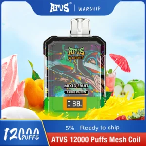 Atvs Warship 12000 Puffs 5% Low Nicotine Rechargeable Disposable Vapes Pen Bulk Buy Wholesale - LOGOVAPE - 17